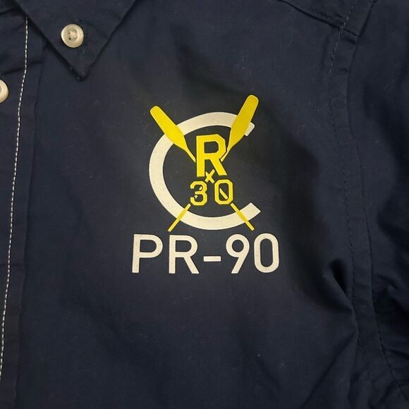 Ralph Lauren Color-Blocked Cotton Shirt for boys. Size 5 - Picture 6 of 6